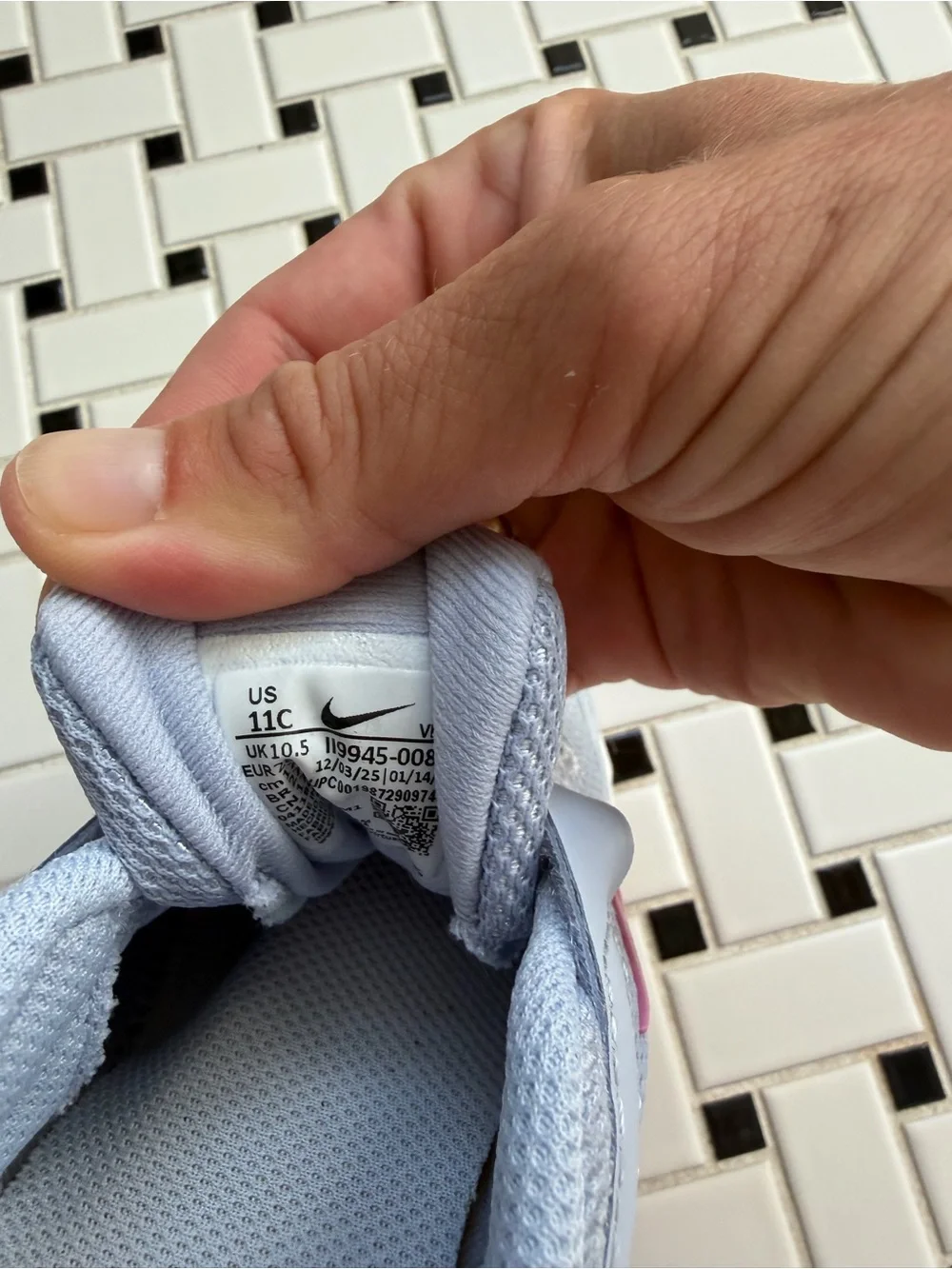 Nike Kids Gray and Pink Air Max Hook-and-Loop Sneakers
